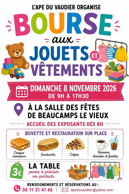 Bourse aux jouets