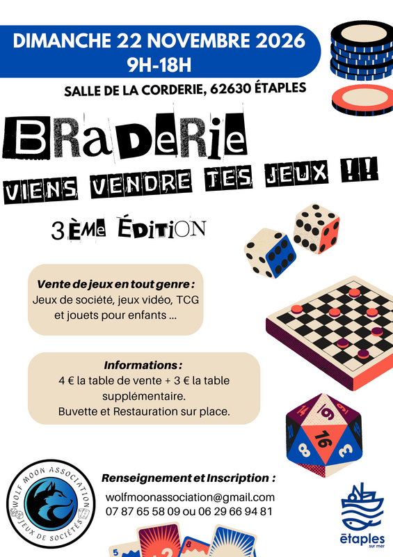 Braderie "viens vendre tes jeux"