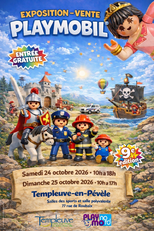 Exposition-ventes playmobil