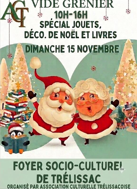 Vide greniers spécial jouets-livres-déco de noël