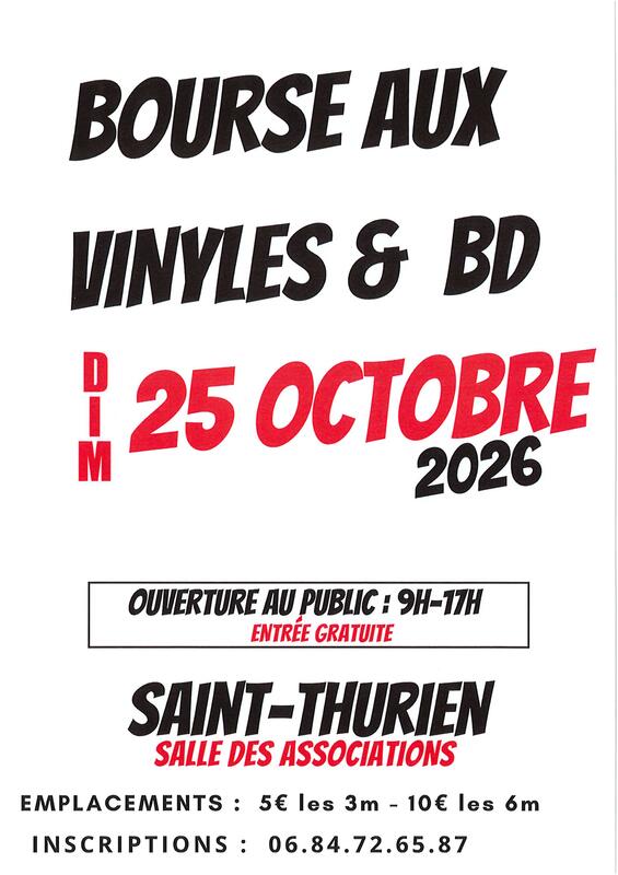 Bourse vinyles et bd