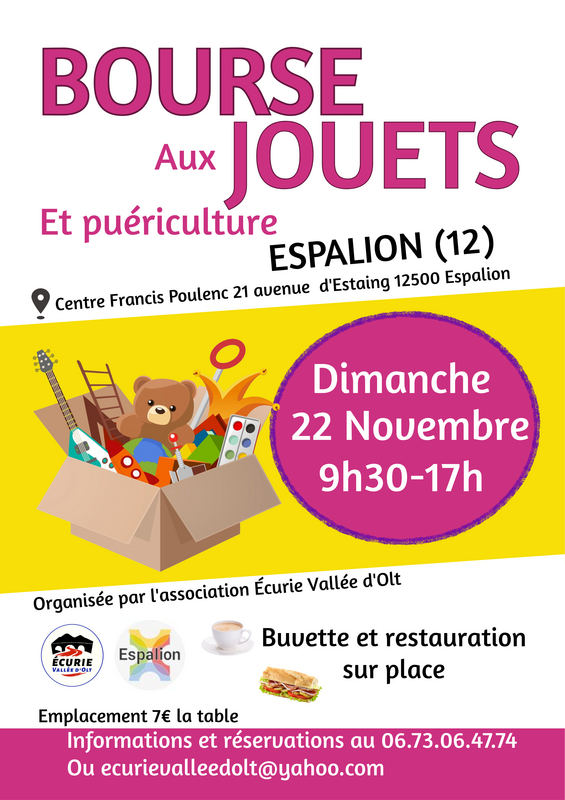 Bourse aux jouets et puériculture