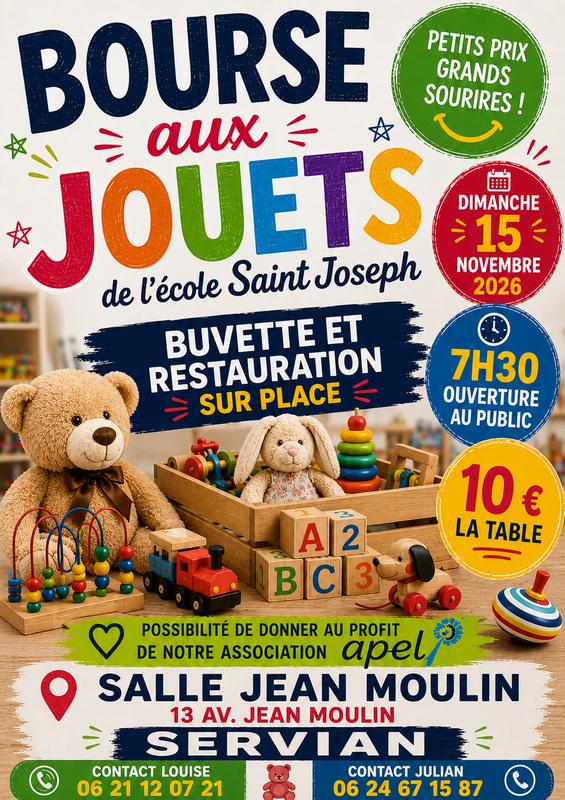 Bourse aux jouets