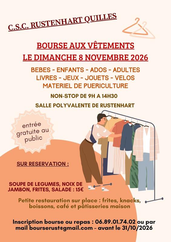 Bourse aux vêtements, puériculture