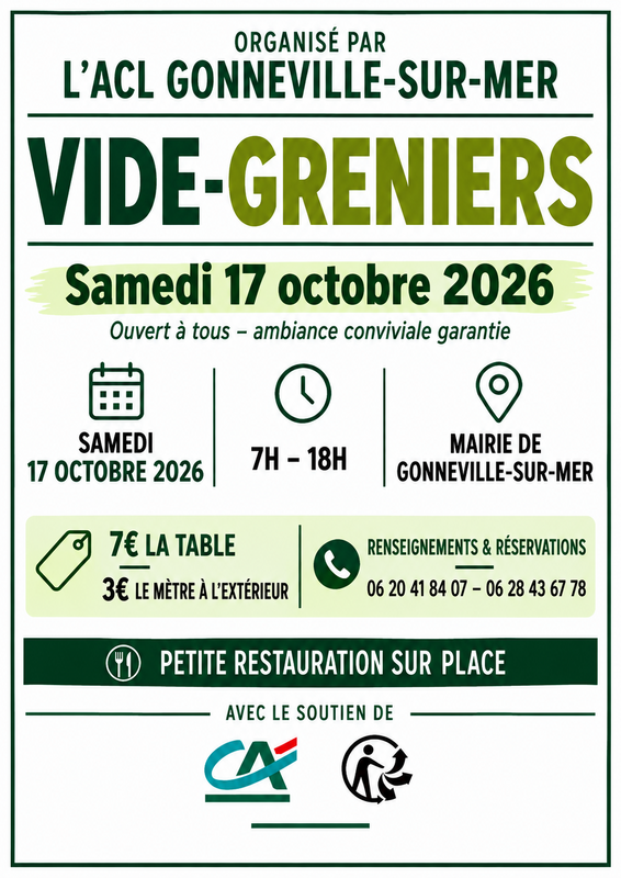 Vide greniers de l'acl