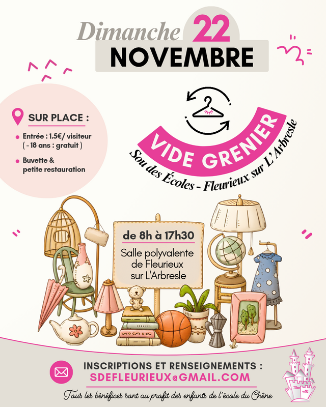 Vide grenier du sou des écoles