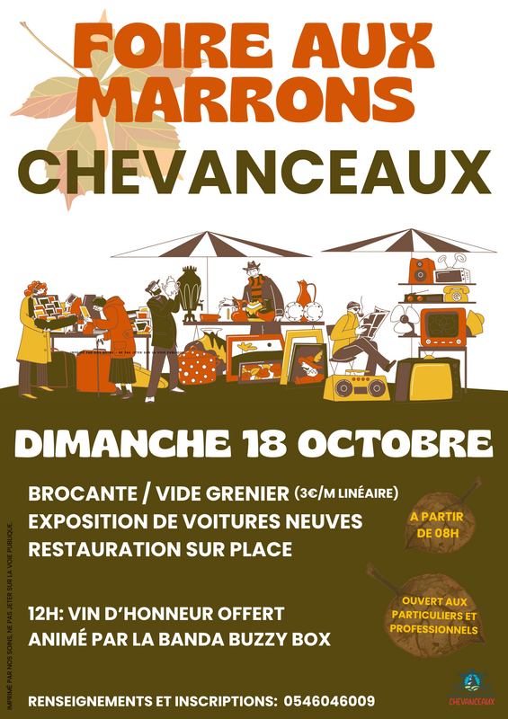 Vide grenier - foire aux marrons