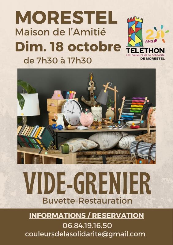 Vide grenier du téléthon