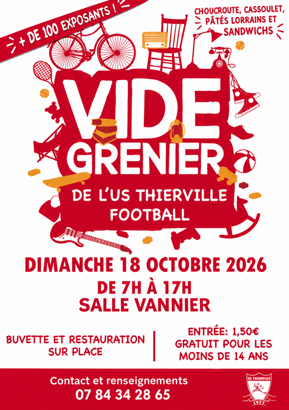 Vide grenier de l'us thierville football