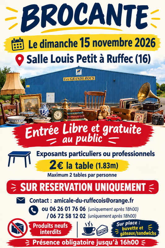 Brocante en salle