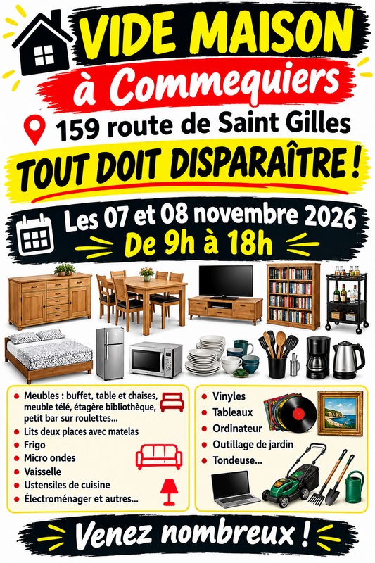 Vide maison