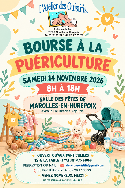 2 fois par an bourse a la puericulture