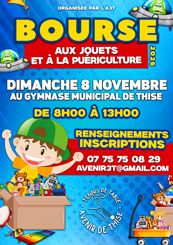 Bourse aux jouets &amp; à la puériculture de l'a3t