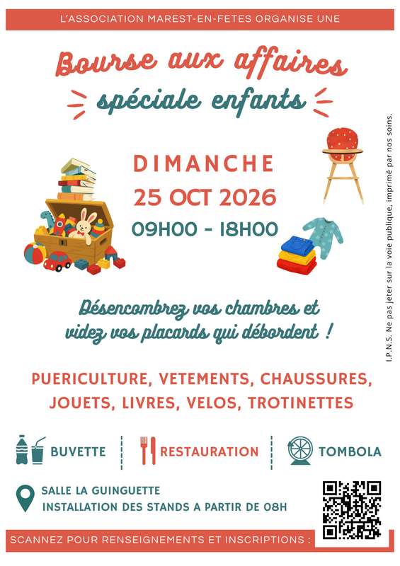 Bourse aux affaires "spéciale enfants"