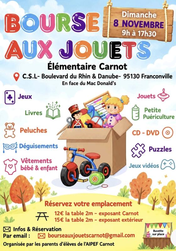 Bourse aux jouets carnot