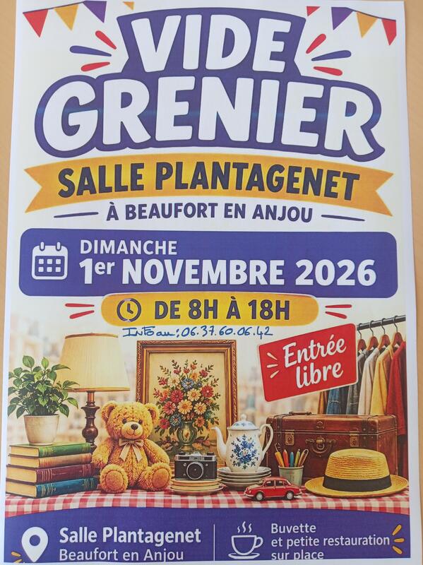 Vide grenier en intérieur