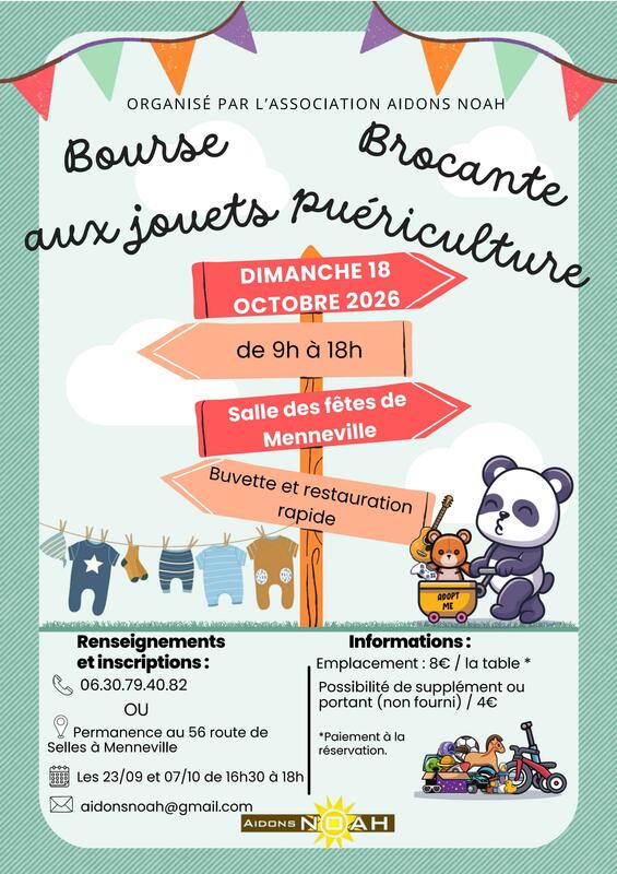 Bourse aux jouets et articles de puericulture