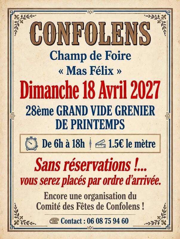 Vide grenier et foire de printemps