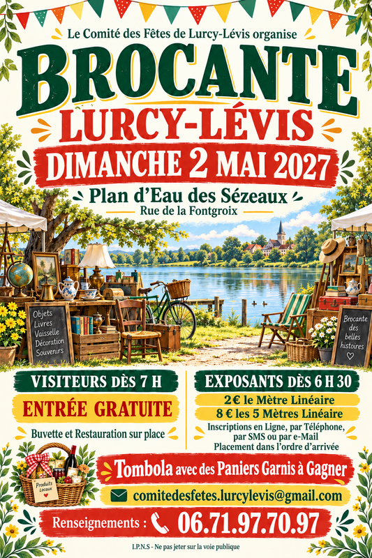 Brocante - plan d’eau des sézeaux