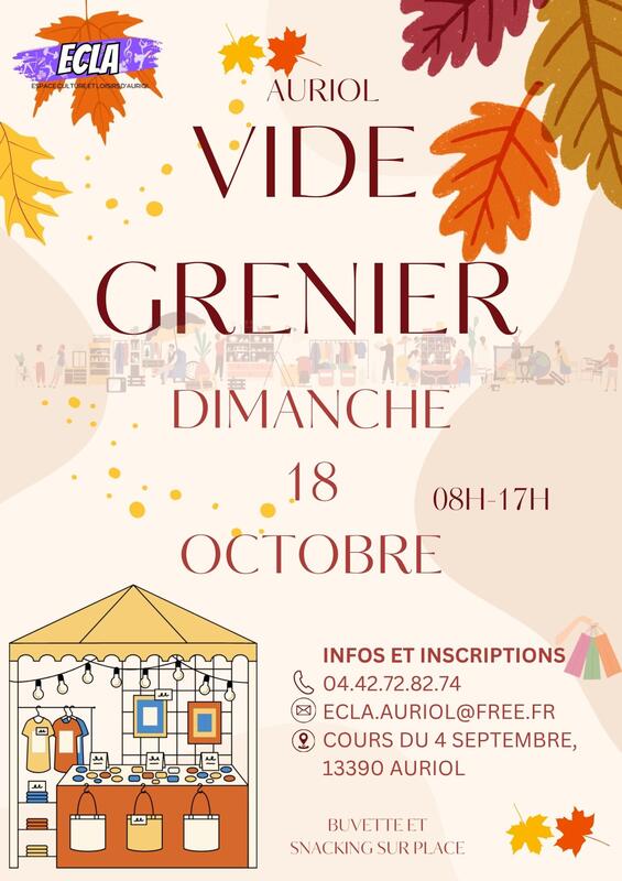 Vide grenier de l'ecla