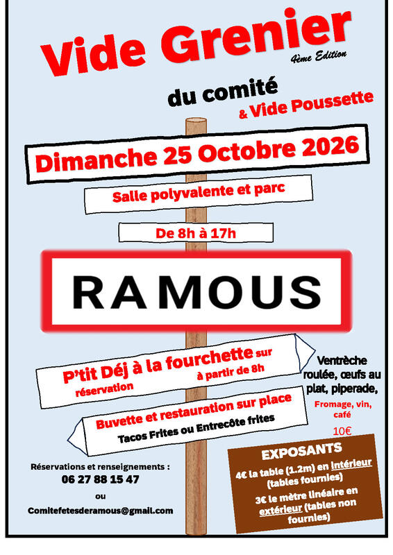 Vide grenier du comité