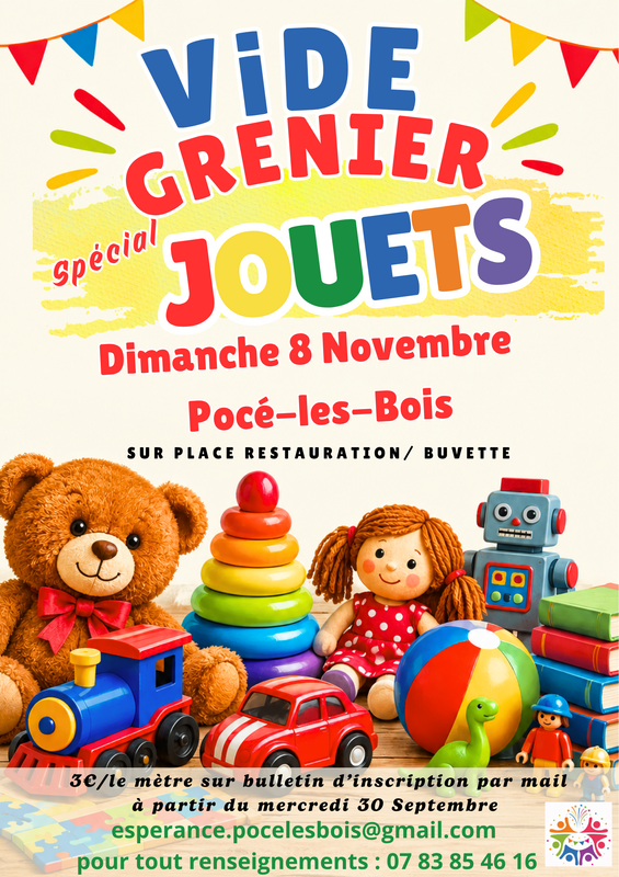 Vide grenier spécial jouets