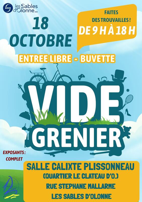 L'amicale laïque des sables d'olonne fait son vide-grenier