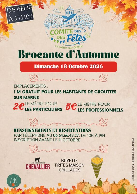 Brocante d'automne