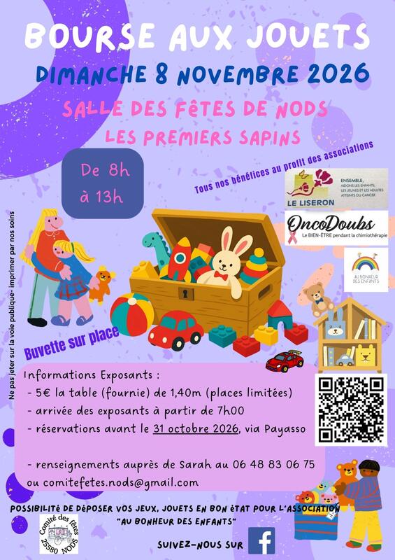 3ème bourse aux jouets de nods- les premiers sapins