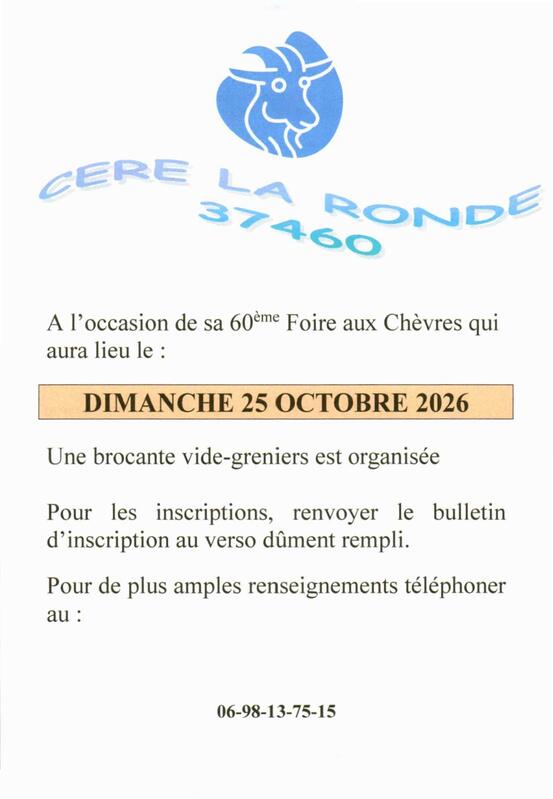 Vide grenier de la 60ème foire aux chèvres