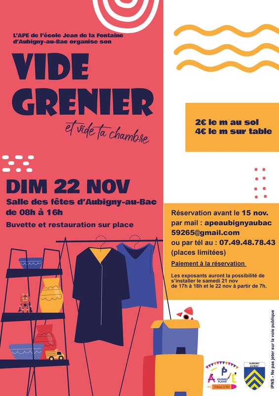 Vide grenier et vide ta chambre