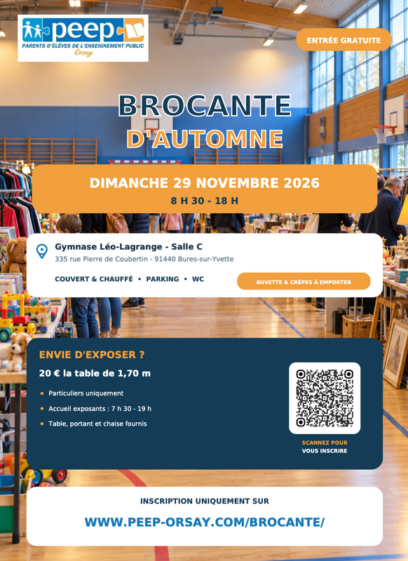 Vide grenier d'automne