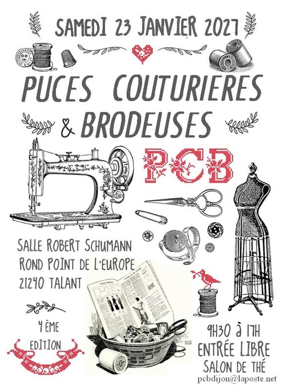 Puces couturières et brodeuses