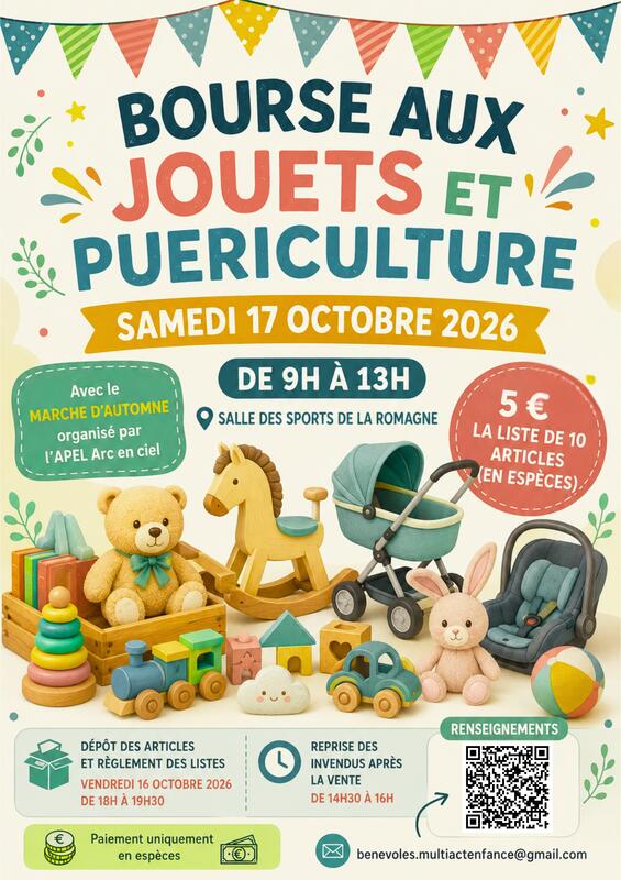 Bourse aux jouets et puériculture
