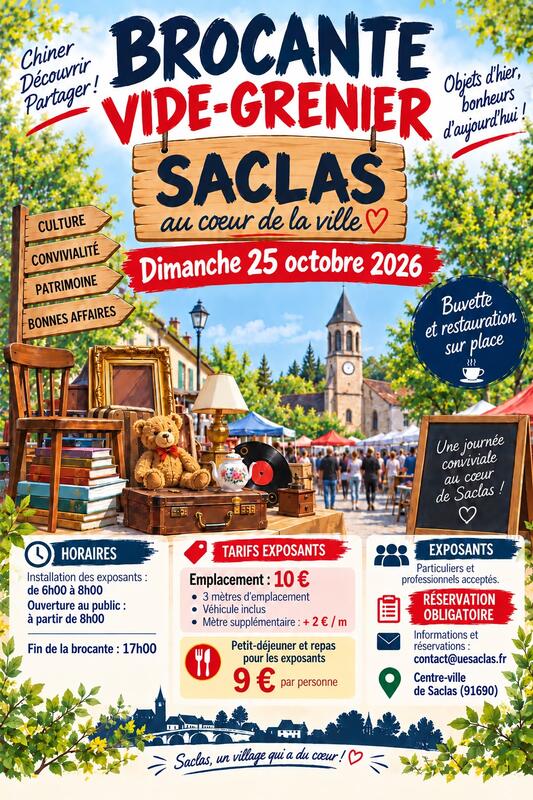 Brocante et vide-grenier