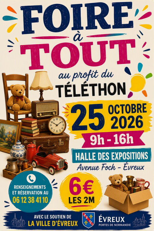 Foire à tout du téléthon