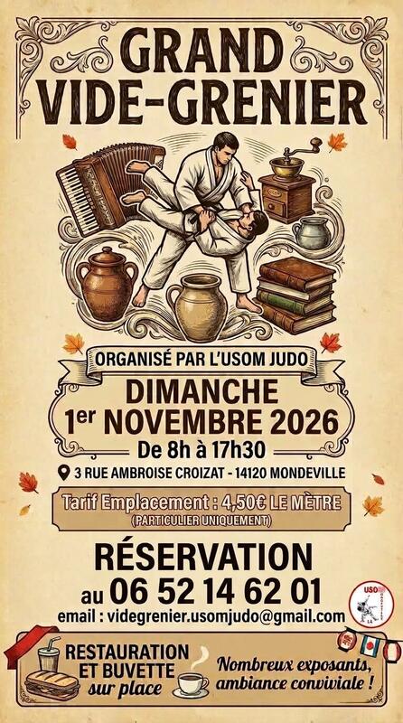 Vide grenier organisé par l’usom judo mondeville