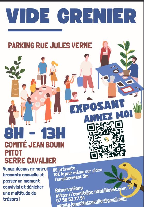 Vide grenier comite de quartier jean bouin pitot cavalier