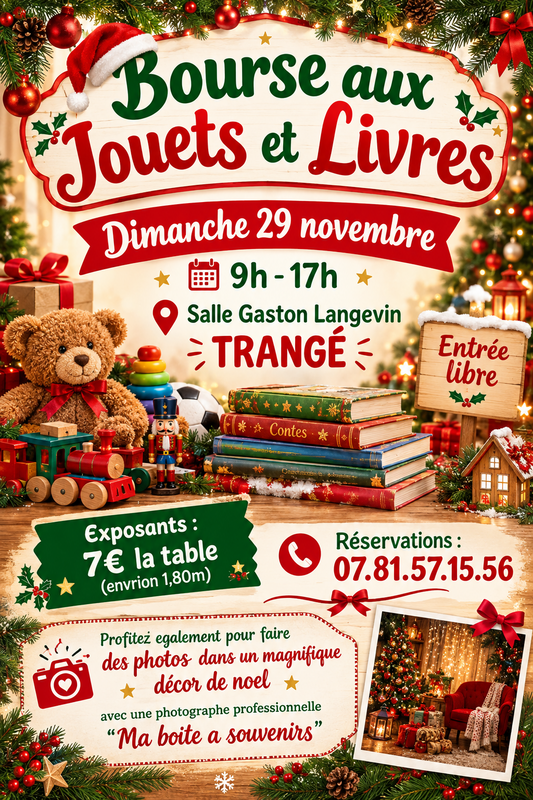 Bourse aux jouets et aux livres