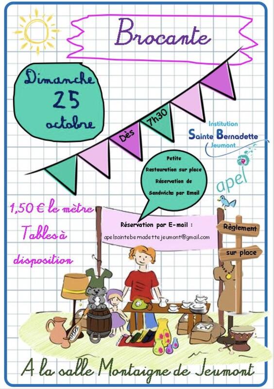 Brocante de l’apel sainte bernadette