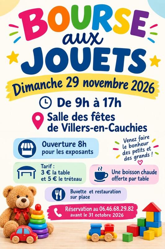 Bourse aux jouets - vêtements - puériculture