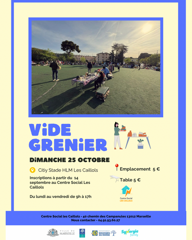 Vide grenier des caillols - 3e édition