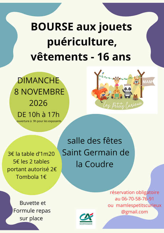 Bourse aux jouets vêtements puériculture
