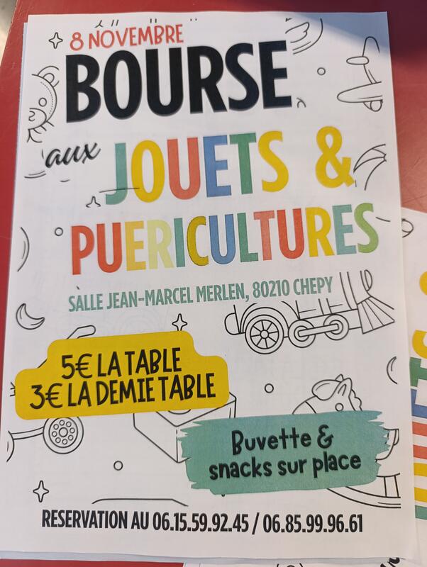 Bourse aux jouets - puériculture