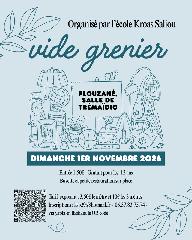 Vide greniers de l'école kroas saliou