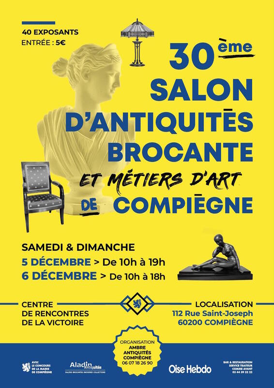 Salon antiquités - brocante et métiers d’arts de compiègne
