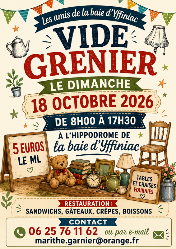Vide grenier des amis de la baie d’yffiniac