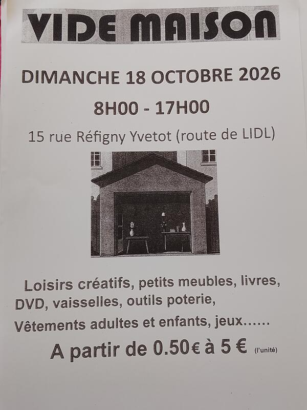 Vide maison