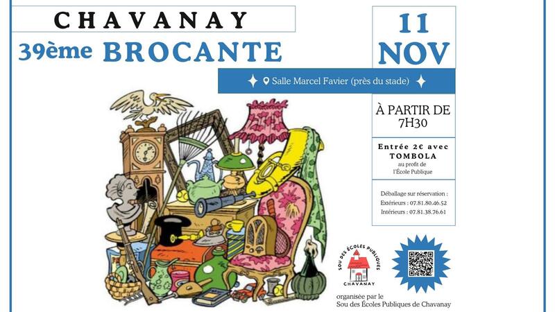 39ème brocante du sou des écoles laïques de chavanay