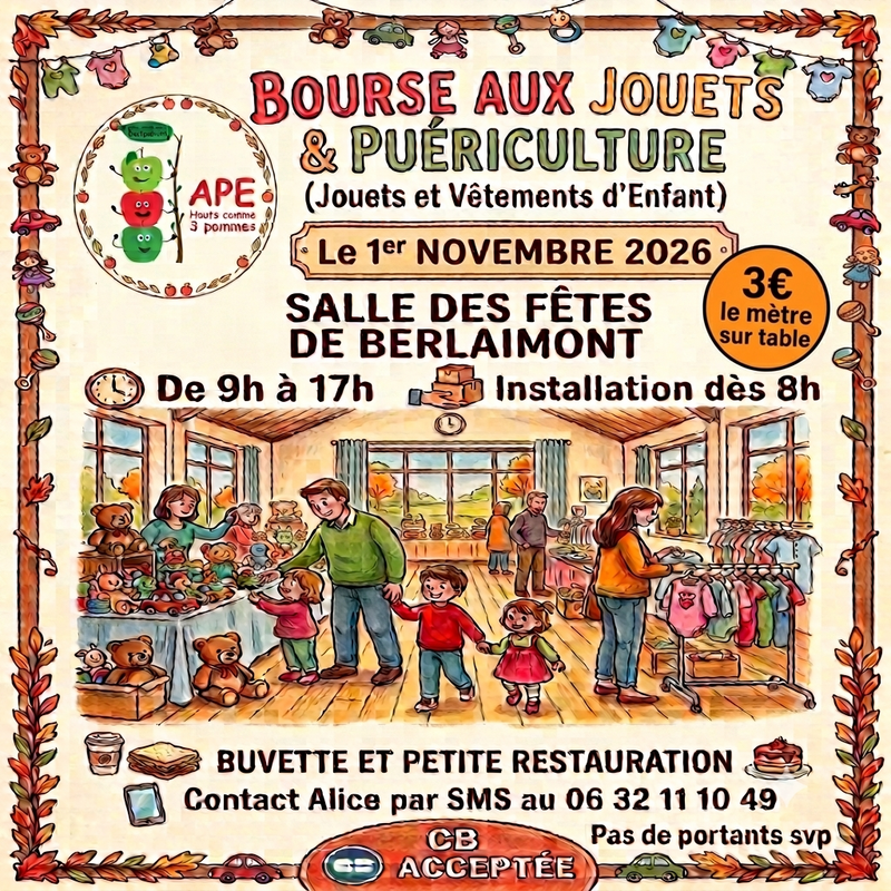 Bourse aux jouets &amp; puériculture